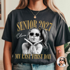 Custom Photo Senior 2027 My Last First Day Comfort Shirt CH07 180354