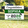 Personalized Congratulations Class Of 2026 Graduation Yard Sign TH10 898807