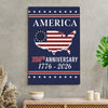 Personalized Family Name America 250th Anniversary Canvas Poster HO82 901442
