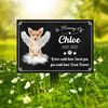 Custom Photo Dog Loss Memorial Garden Stake CH07 895402