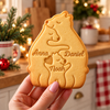 Custom Bear Family Shaped Cookie Stamp, Personalized Baking Accessory HO82 904174