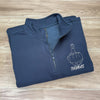 Personalized Name Middle Finger Embroidered Golf Quarter Zip Sweater, Unique Golf Enthusiast Gift, Golfers and Coaches Gift LM32 897583