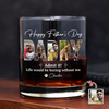 Custom Photo Admit it! Life Would Be Boring Without Me Whiskey Glass Father’s Day Gift CH07 911490