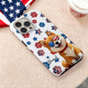 Custom 3D Dog US Flag Personalized Phone Case HA75 920320