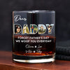 Custom Photo Dear Dad We Woof You Whiskey Glass CH07 895862