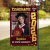 Custom Photo Congrats Class of 2026 Graduation Garden Flag CH07 910816