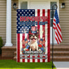 Personalized 250 Years Of Freedom & Furry Friends Garden Flag, Gift For Dog Lovers TH10 898831