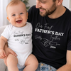 Personalized Our First Father's Day Together Matching Shirt LM32 899979