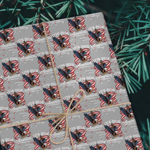 America 250Th Anniversary 1776-2026 Eagle Us Flag Wrapping Paper HO82 900612