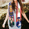 Custom Photo Country Flag Class of 2026 Stoles Sash, Graduation Gift, Senior Gift HO82 901320