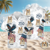 Custom Dog Photo USA 250 Anniversary Eagle 1776-2026 Hawaii Shirt TH10 898585