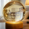 Class Of Graduation Senior Illusion Graduation Cap - Personalized Crystal Ball LED Night Light HO82 901416