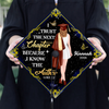 Personalized I Trust The Next Chapter Because I Know The Author Graduation Cap Topper HO82 901542