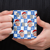 Custom Cute Baby Photo Best Dad, Mom Ever Christmas Pattern Print Full Mug LM32 670041