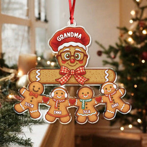 Personalized Gift Ginger With Love Grandkids Christmas Acrylic Ornament LM32 897111