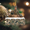 Custom Photo Acrylic Ornament Christmas Gifts For Deer Hunting Lovers HA75 898026