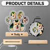 Custom Dog Photo And Name Memorial LED Night Light For Dog Lover TH10 170441
