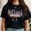 Custom Kids Names Mom USA 250 Years of Freedom 1776–2026 Patriotic Floral Dark Shirt Gift for Mom CH07 911040