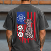 Personalized Best Dog Dad Ever We Woof You With US Flag Back Comfort Shirt - Gift For Dog Lovers HO82 902862