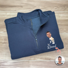 Custom Photo Printed Quarter Zip Sweater Gift for Golf Lovers TH10 898223