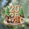 Custom Acrylic Ornament - Personalized Christmas Gifts For Dog Lovers HO82 900458