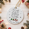 Custom Name Our Memories Are Countless Friendship Ceramic Ornament TH10 171399