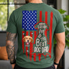 Custom Photo Happy Father's Day To Best Dog Dad Flag Back Comfort Shirt HO82 902792