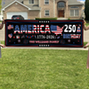 Personalized Family Name 250 Anniversary USA Banner HA75 920900