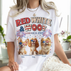 Red White Woof Personalized Shirt Gift For Dog Lover HO82 901188