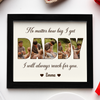 Custom Photo No Matter How Big We Get, We Will Always Reach For You Picture Frame Gift For Father's Day HO82 893818