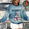 Grandma Grandkids Snowman Together - Personalized Ugly Sweater Christmas Gift For Mom Grandma CH07 899678