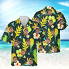 Custom Photo Tropical Flower Hawaiian Shirt For Summer Holiday Ch07 895586