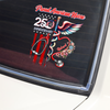 Custom Name Proud American Nurse With USA 250 Car Sticker HO82 901292