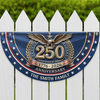 Custom Name 250th United States Of America 1776 - 2026 Anniversary Patriotic Non-Pleated Fan Flag CH07 911116