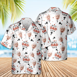 Custom Photo Best Dad Ever Hawaiian Shirt Gift For Dad HO82 894126