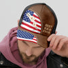 Best Dad Ever With American Flag And Fist Bumps Personalized Classic Cap For Dads TH10 892965