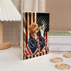 Custom Dog Photo American Patriot Building Block HA75 920522