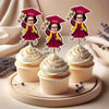 Custom Photo Graduate Personalized Cupcake Toppers Graduation Day Party Decor CH07 895328