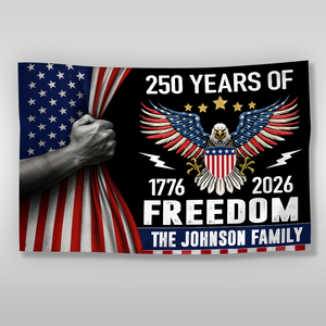 Custom Family Name Celebrate 250th Anniversary of America House Flag CH07 910166