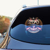 Patriotic Eagles Flag USA 250th Anniversary Car Window Decal Sticker LM32 899059