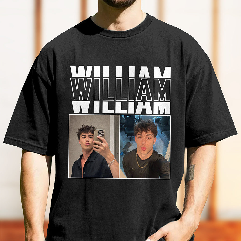 Custom Photo & Name Comfort Shirt - Personalized Gift for Family, Friends & Birthdays TH10 170449