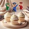 Custom Funny Face Class of 2026 Cupcake Toppers for Graduation Party HO82 901348