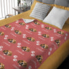 Custom Pet Photo Cute Pattern Blanket - Personalized Gift for Dog & Cat Lovers HO82 902944