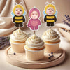 Custom Photo Funny Kid Animal Cosplay Decoration Cupcake Toppers HA75 892112