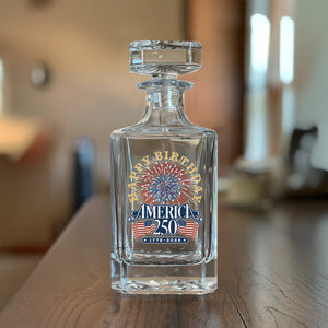 America 250 Semiquincentennial Fireworks Celebration Decanter HO82 894616