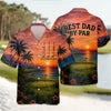 Custom Name Best Dad By Par Hawaii Shirt Personalized Gift for Golf Dad HO82 902514