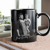Personalized Dad and Kid Photo Black Mug Gift For Father's Day CH07 911356