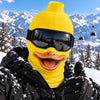 Funny Grinning Duck Face Ski Mask, Yellow Novelty Balaclava Winter Gift LM32 670467