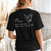 Custom Kid Name Personalized Back Dark Shirt For Mom, Mother Day Gift TH10 898755
