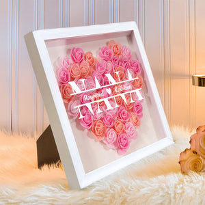 Personalized Mommy Flower Shadow Box For Mother's Day LM32 893279